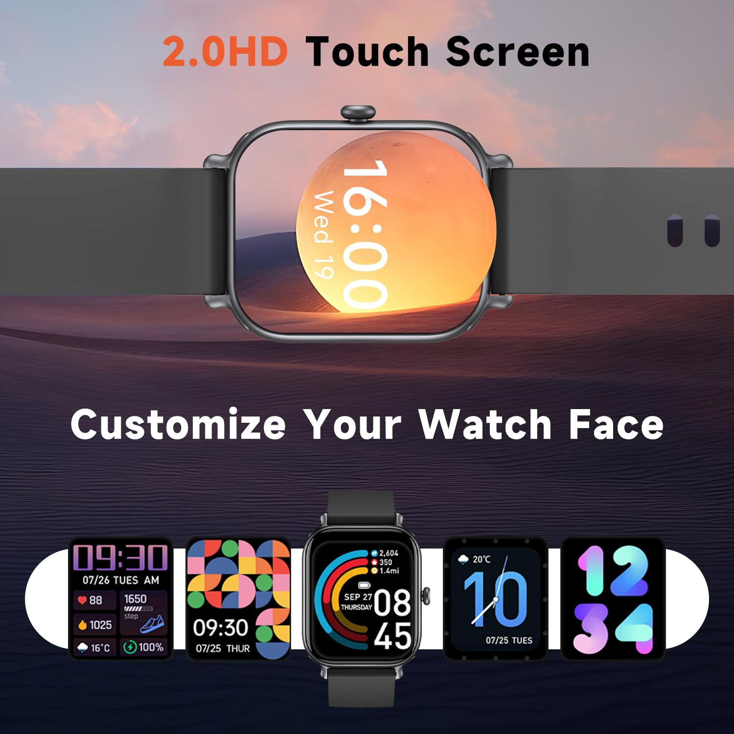 2.0 Inch HD - Fashion Smartwatch