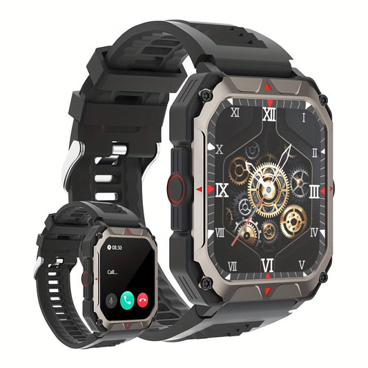 Men S Smart Watch Answer,make Calls, Wireless Calling Sports Smartwatch Fitness Tracker, With Multiple Sport Modes, Step Counter, Alarm, Compatible With IPhone And Android Phones