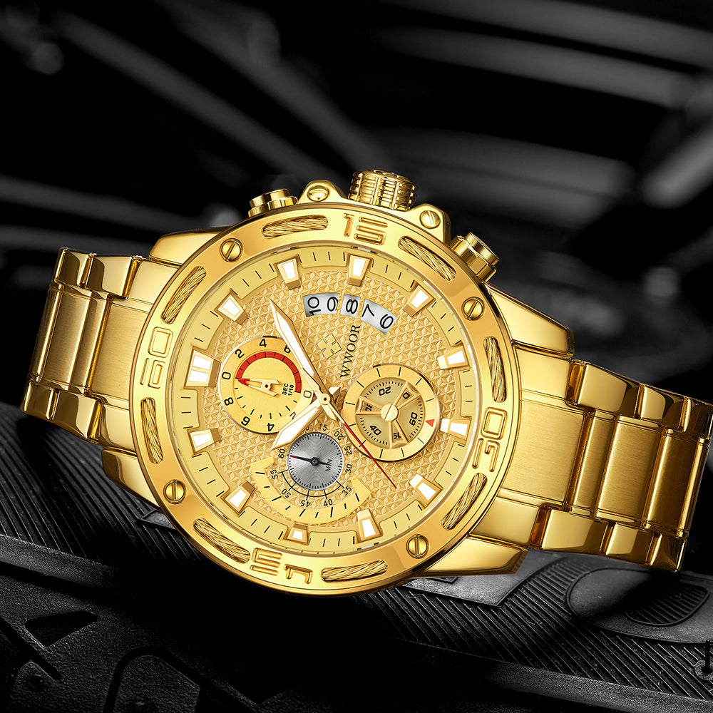 WWOOR Fashion Mens Watches