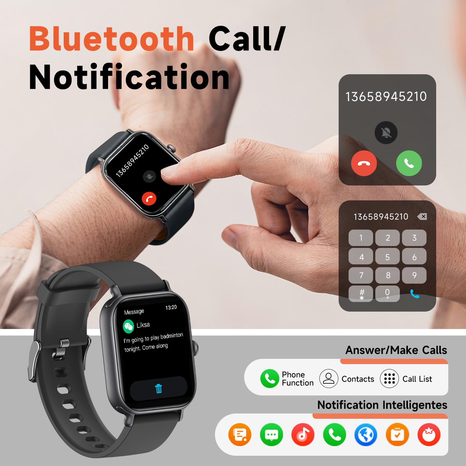 2.0 Inch HD - Fashion Smartwatch