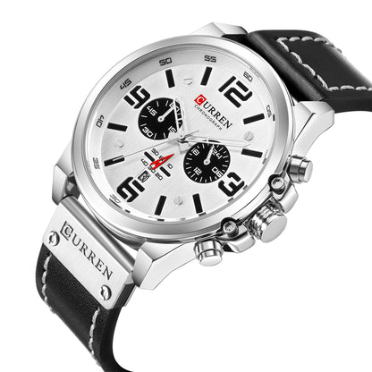 Carrian 8314 Men's Watch Sport Six-Piece Quartz Watch Calendar Men's Watch Waterproof Strap Watch