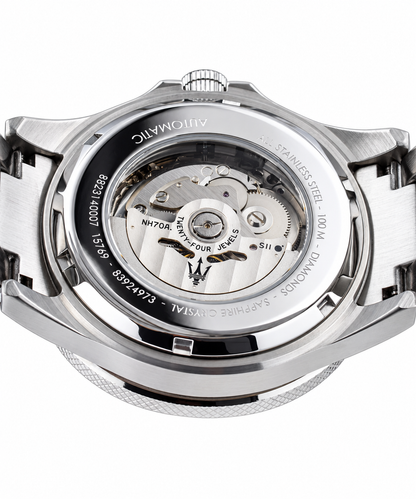 Maserati Safira R8823140007 — Relógio Automático Masculino Open Heart