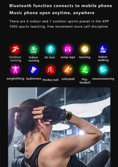 Reloj inteligente para hombre y mujer, 1,83 pulgadas, Bluetooth, monitor de ritmo cardíaco y actividad física